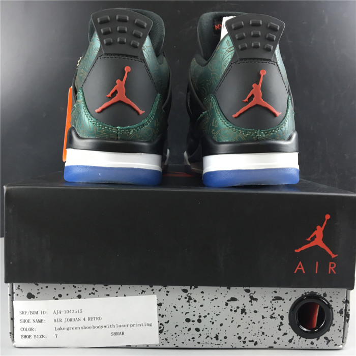 air jordan 4 green laser aj4-1043515
