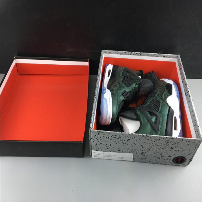 air jordan 4 green laser aj4-1043515
