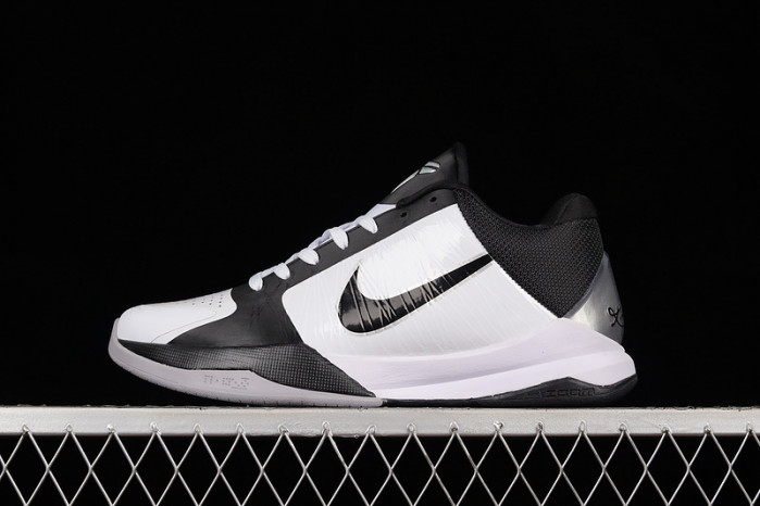 nike zoom kobe 5 tb ''white black'' 407710-100