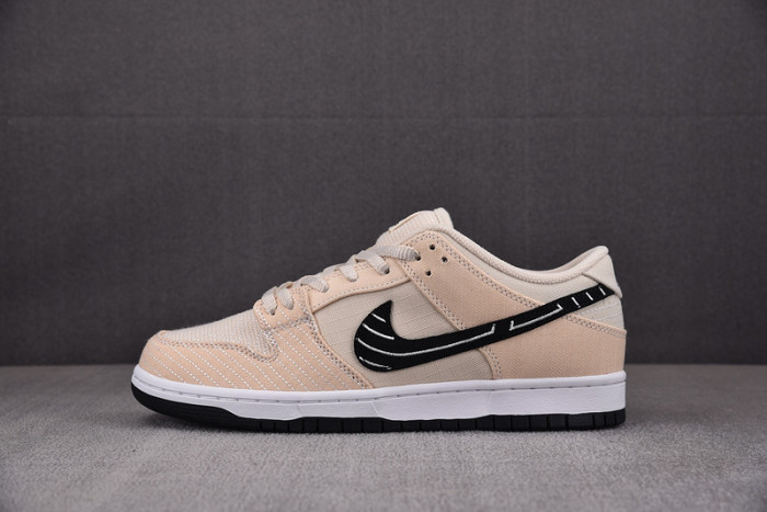 nike sb dunk low albino & preto fd2627-200