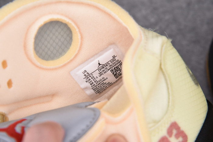 ofw air jordan 5 sail fire red dh8565-100