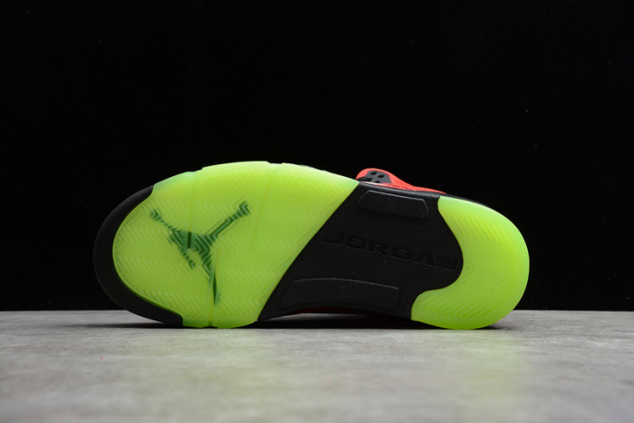 air jordan 5 raging bull 2021 red suede dd0587-600