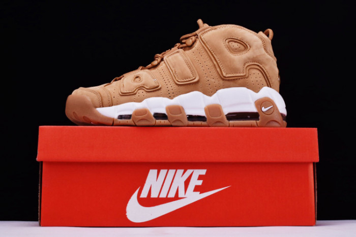 nike air more uptempo prm “wheat” brown aa4060-200