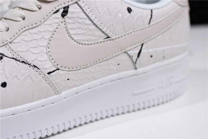nike air force 1 low lx "phantom snakeskin" 898889-007