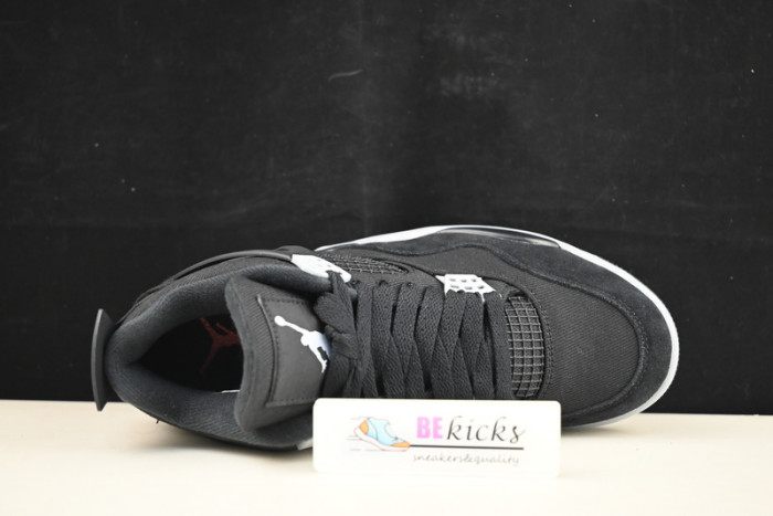 air jordan 4 “black canvas” dh7138-006