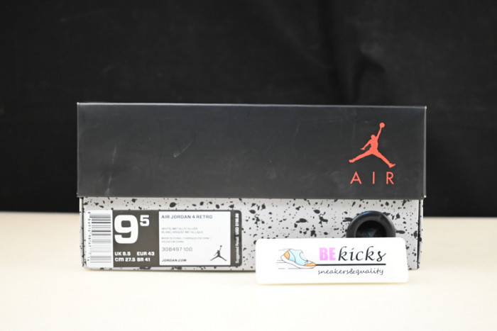 air jordan 4 retro “pure money” white 308497-100