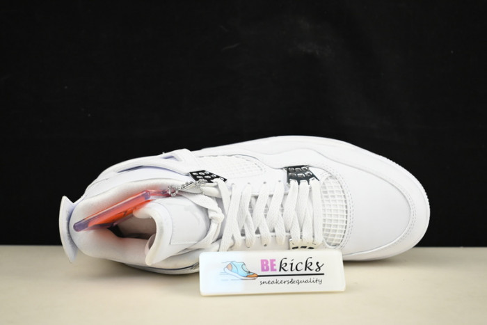 air jordan 4 retro “pure money” white 308497-100