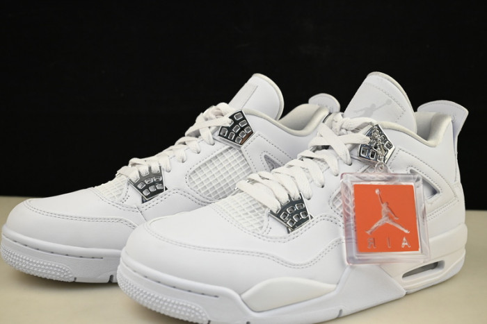 air jordan 4 retro “pure money” white 308497-100