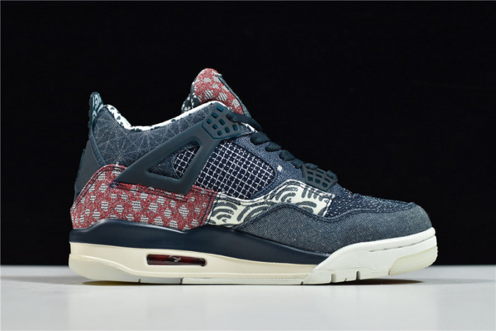 air jordan 4 sashiko deep ocean cw0898-400