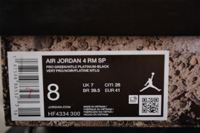 air jordan 4 rm sp nigel sylvester grandma