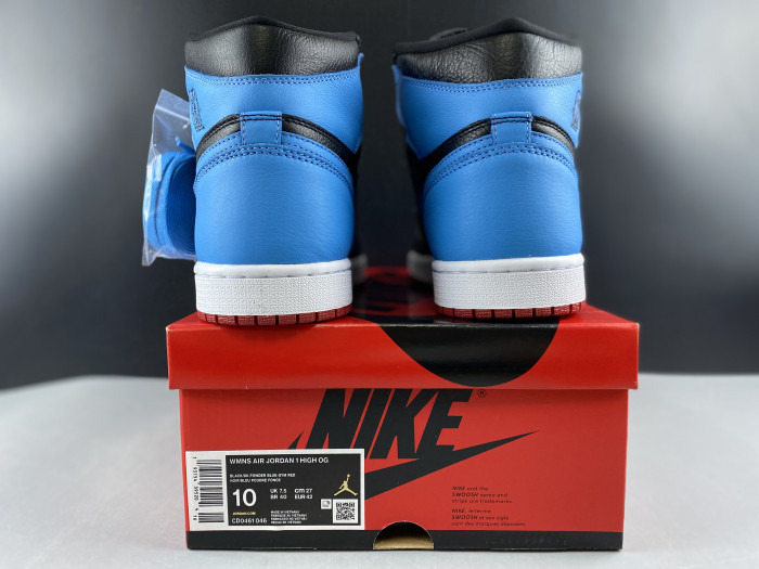 air jordan 1 unc to chicago cd0461-046