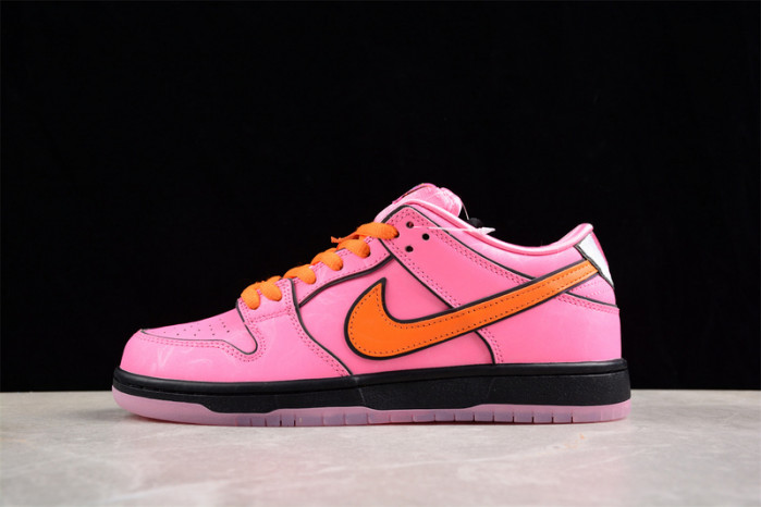the powerpuff girls nike sb dunk low blossom fd2631-600