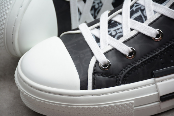 b23 oblique high top sneakers black white t00480h050