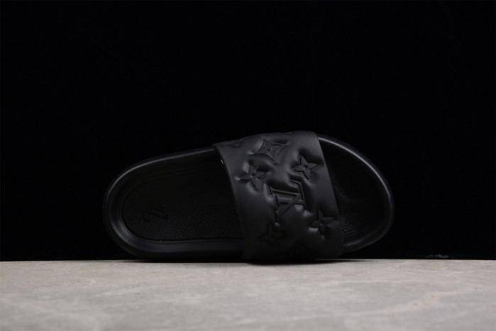 l&v slipper black 15