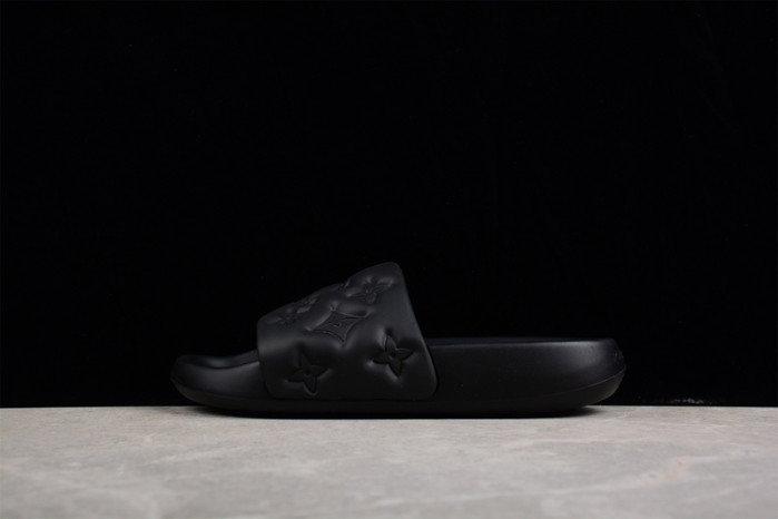 l&v slipper black 15