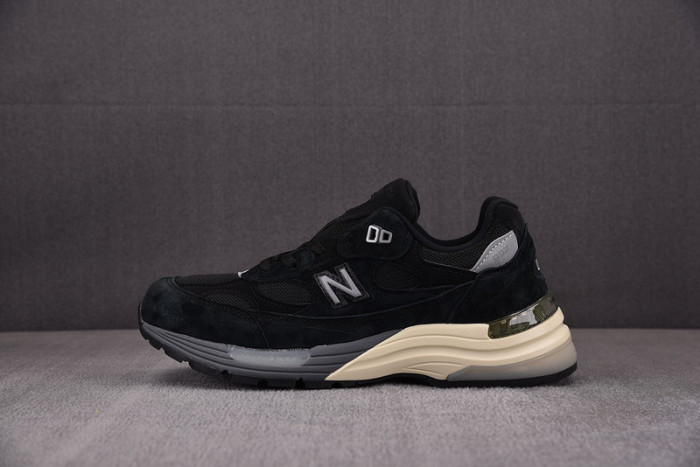 new balance 992 miusa black grey m992bl