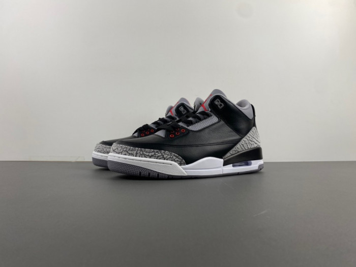 air jordan 3 “black cement”（2024）dn3707-010