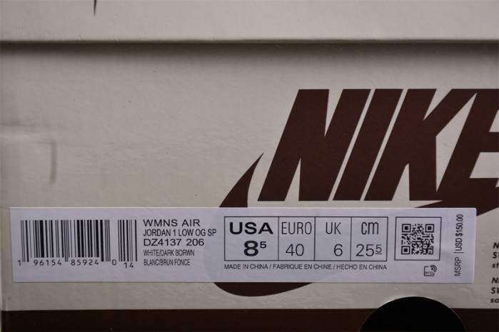 travis scott x air jordan 1 low og “dark pony/pink oxford” dz4137-206