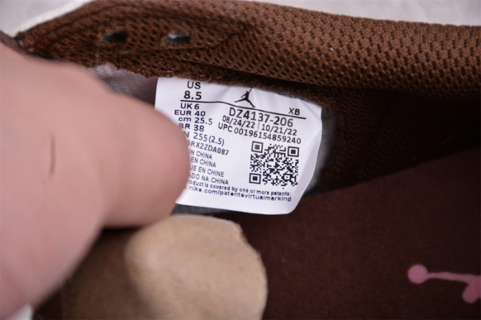 travis scott x air jordan 1 low og “dark pony/pink oxford” dz4137-206