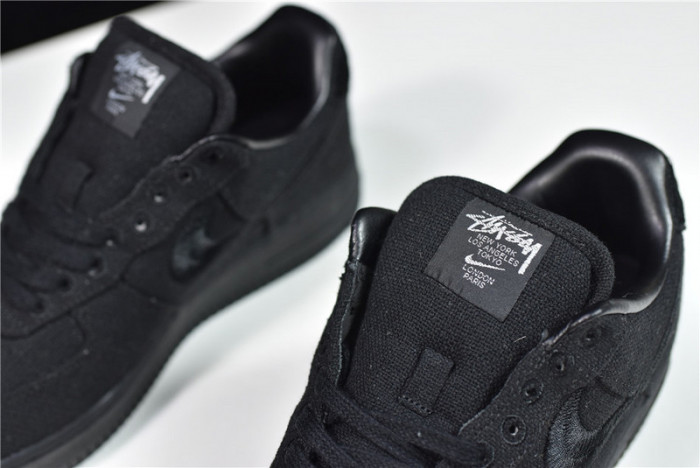 nike air force 1 low stussy black cz9084-001