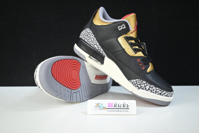 air jordan 3 “black gold” ck9246-067