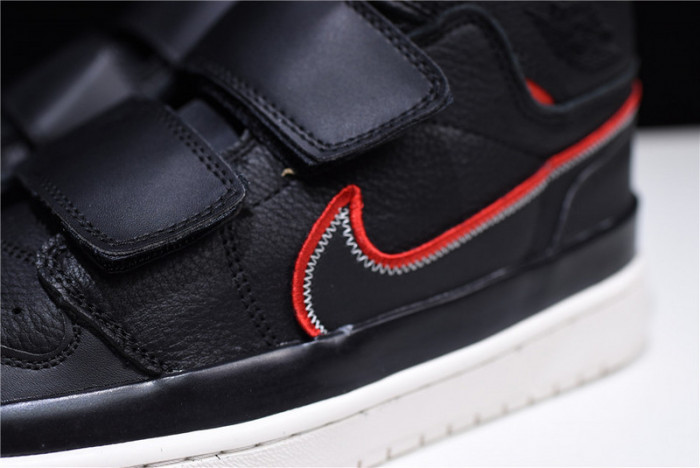 jordan 1 high double strap black red aq7924-106