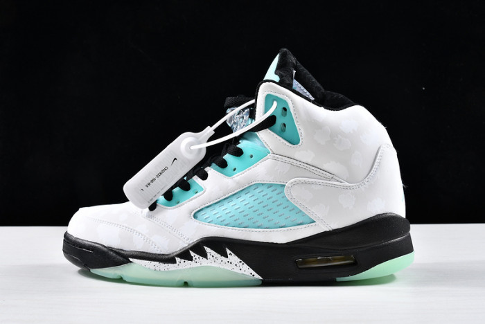 air jordan 5 retro island green cn2932-100