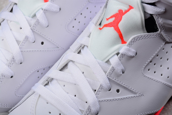 air jordan 6 retro infrared white 384664-123