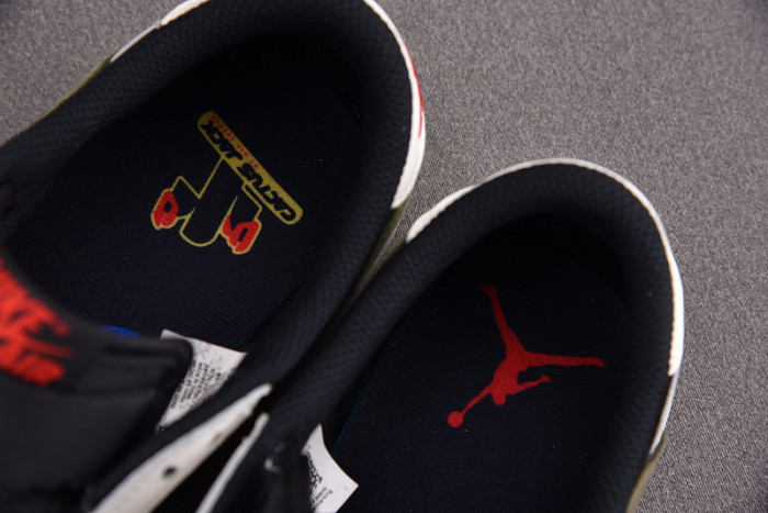 travis scott x air jordan 1 low og “olive” dz4137-106