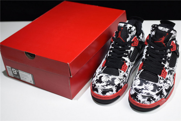 2018 nwe 4 tattoo men chinese element limited edition white black b00897-006