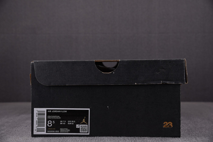 air jordan 1 low vintage stealth grey 553558-053