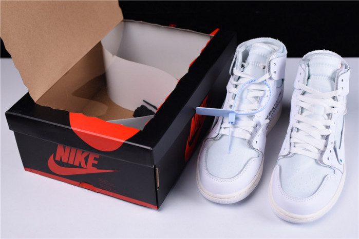 ofw air jordan 1 retro high white aq0818-100