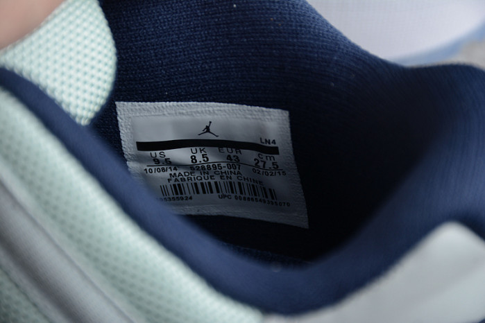 air jordan 11 retro low georgetown 528895-007
