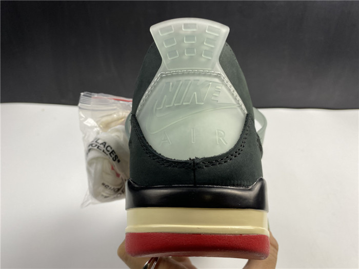 ofw x air jordan 4 “bred” black/red cv9388-001
