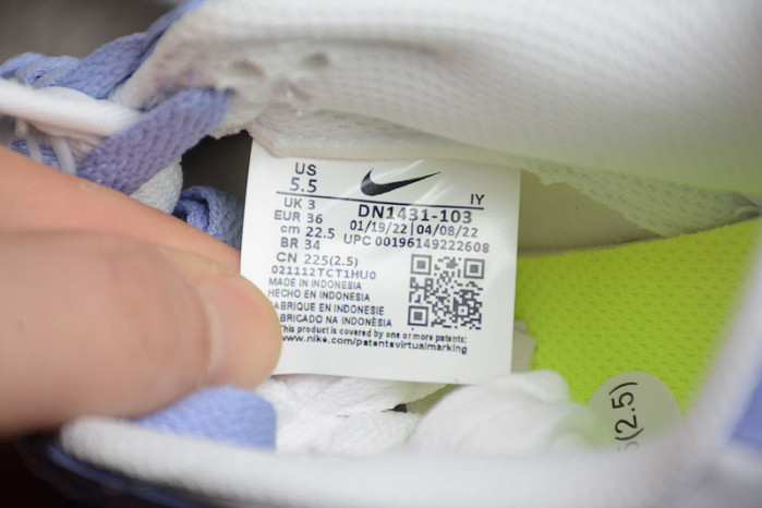 nike dunk low next nature lilac dn1431-103