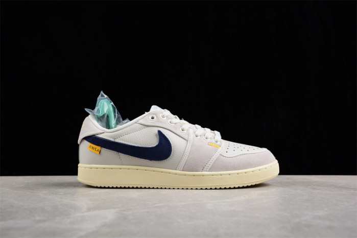 air jordan 1 retro ajko low sp union sail leather dz4864-100