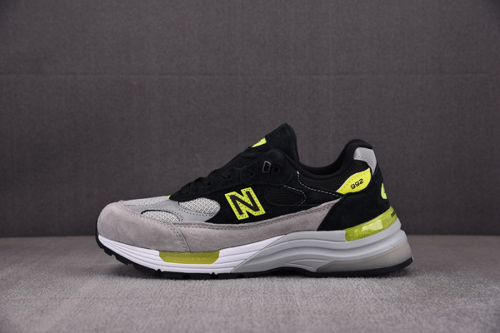 new balance 992 miusa black grey volt m992tq