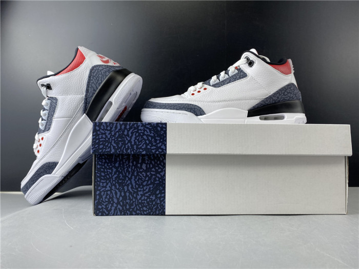 air jordan 3 retro denim "fire red" cz6431-100