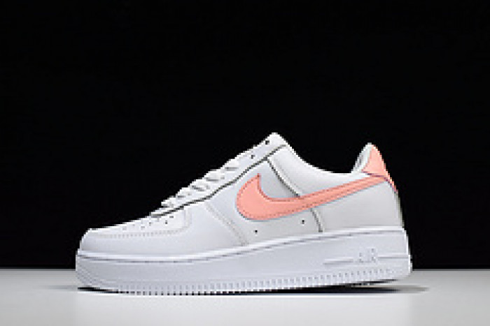 nike womens air force 1 low white pink ah0287-102