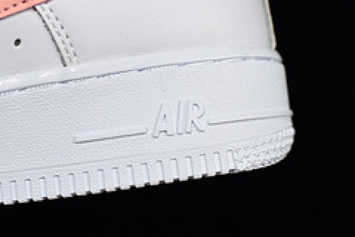 nike womens air force 1 low white pink ah0287-102