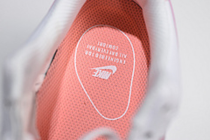 nike womens air force 1 low white pink ah0287-102