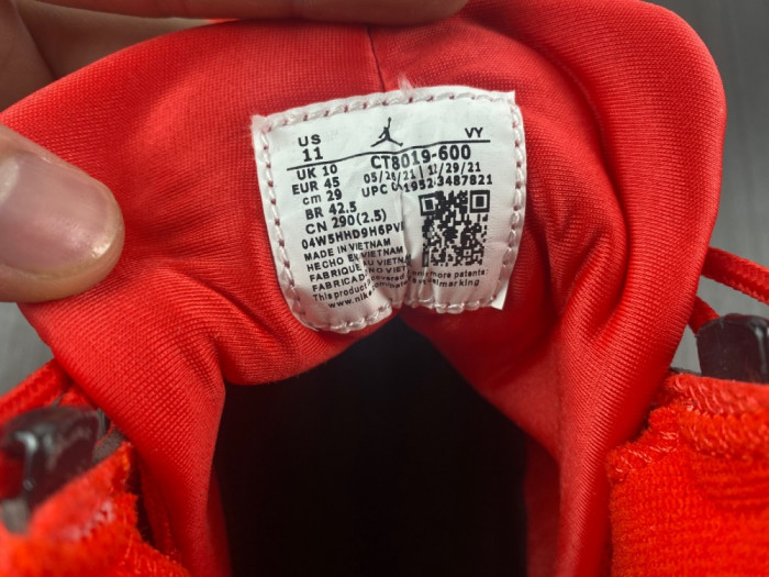 air jordan 9 retro chile red ct8019-600