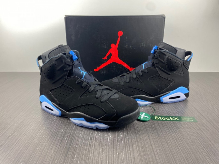 air jordan 6 retro “university blue” mens 384664-006