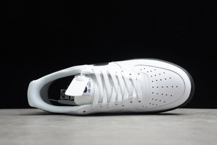 nike air force 1 low white black midsole ck7663-101