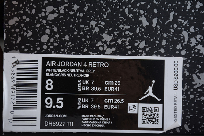 air jordan 4 “military black” dh6927-111