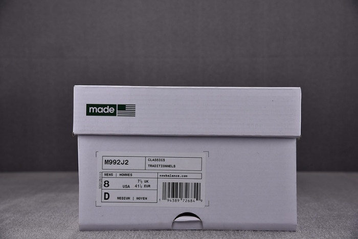 new balance 992 jjjjound grey m992j2