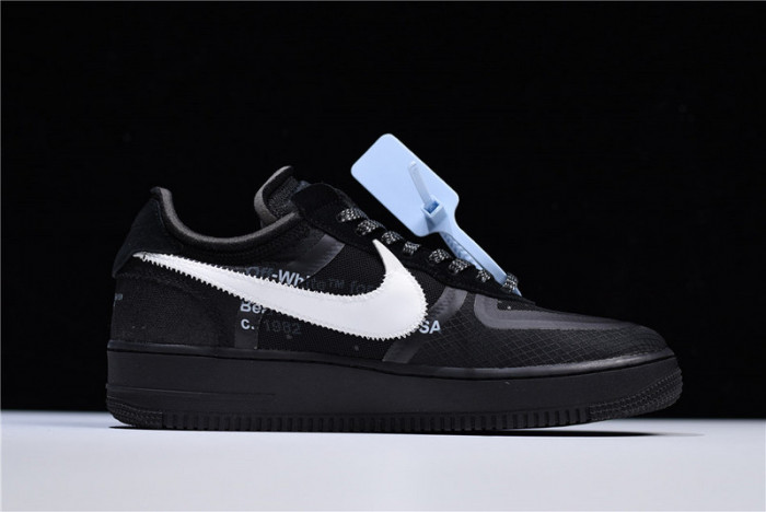 ofw nike air force 1 low black ao4606-001