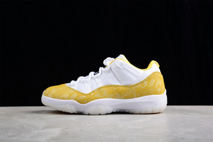 air jordan 11 low “yellow snakeskin” ah7860-107