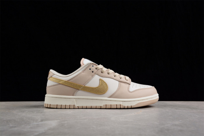 nike dunk low phantom metallic gold dx5930-001