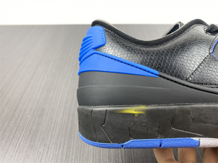 air jordan 2 retro low sp ofw black blue dj4375-004